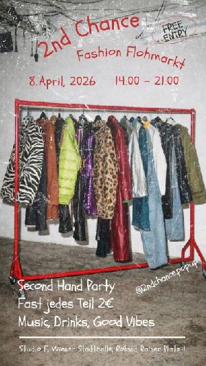 2nd Chance Fashion Flohmarkt | Mi, 08.04.2026 @ Wiener Stadthalle, Studio F © EMS Entertainment